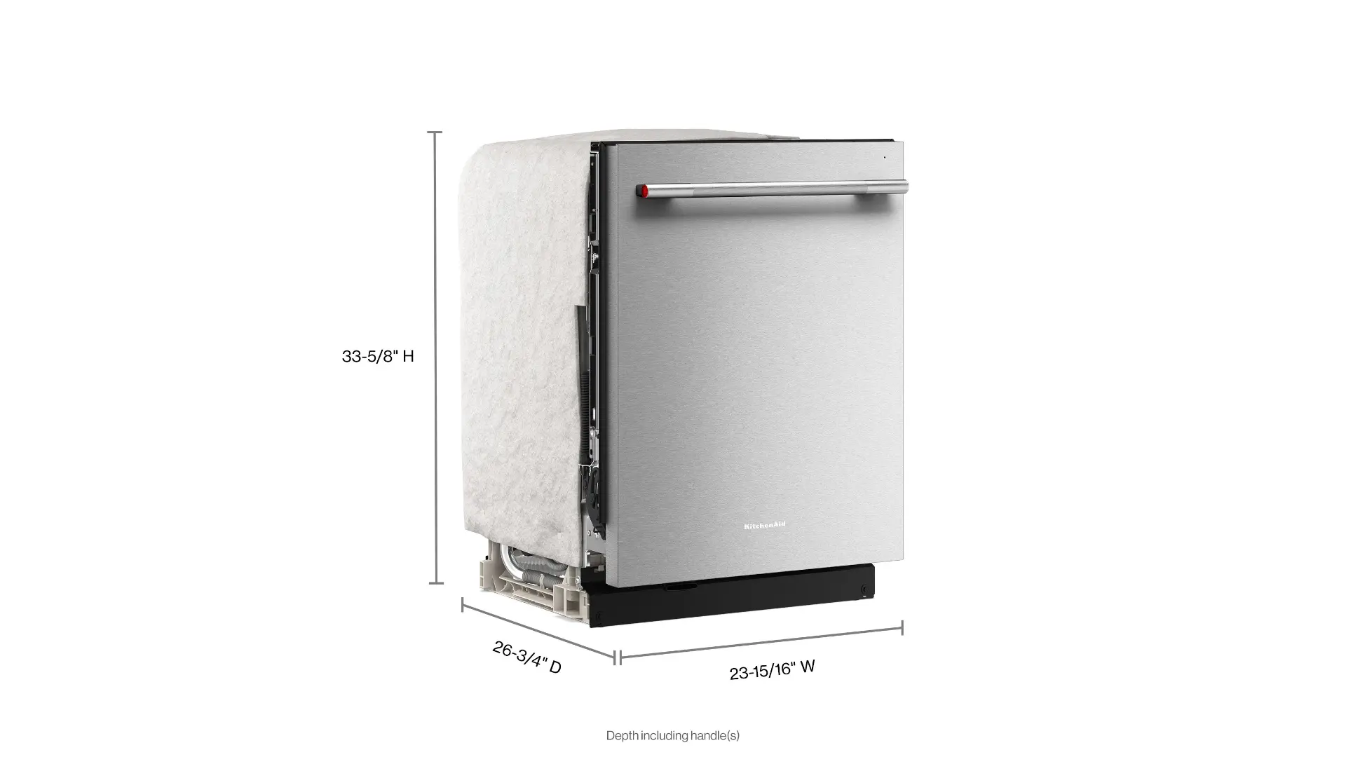 KDTS724SPS KitchenAid Top Control Dishwasher - Stainless Steel-3