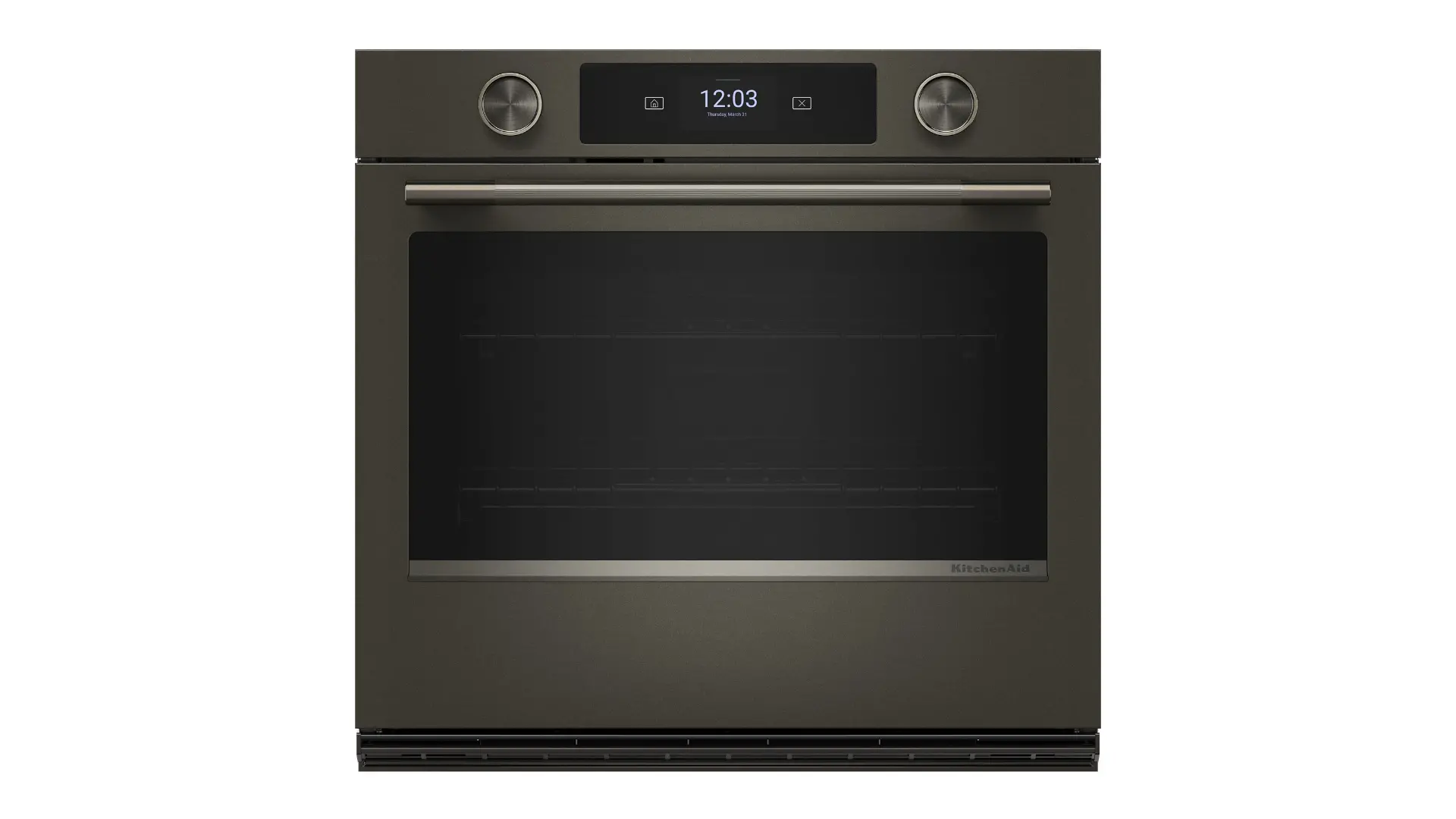KOES730SBE KitchenAid 5.0 Cu Ft Smart Electric Single Wall Oven - Black Ore-1