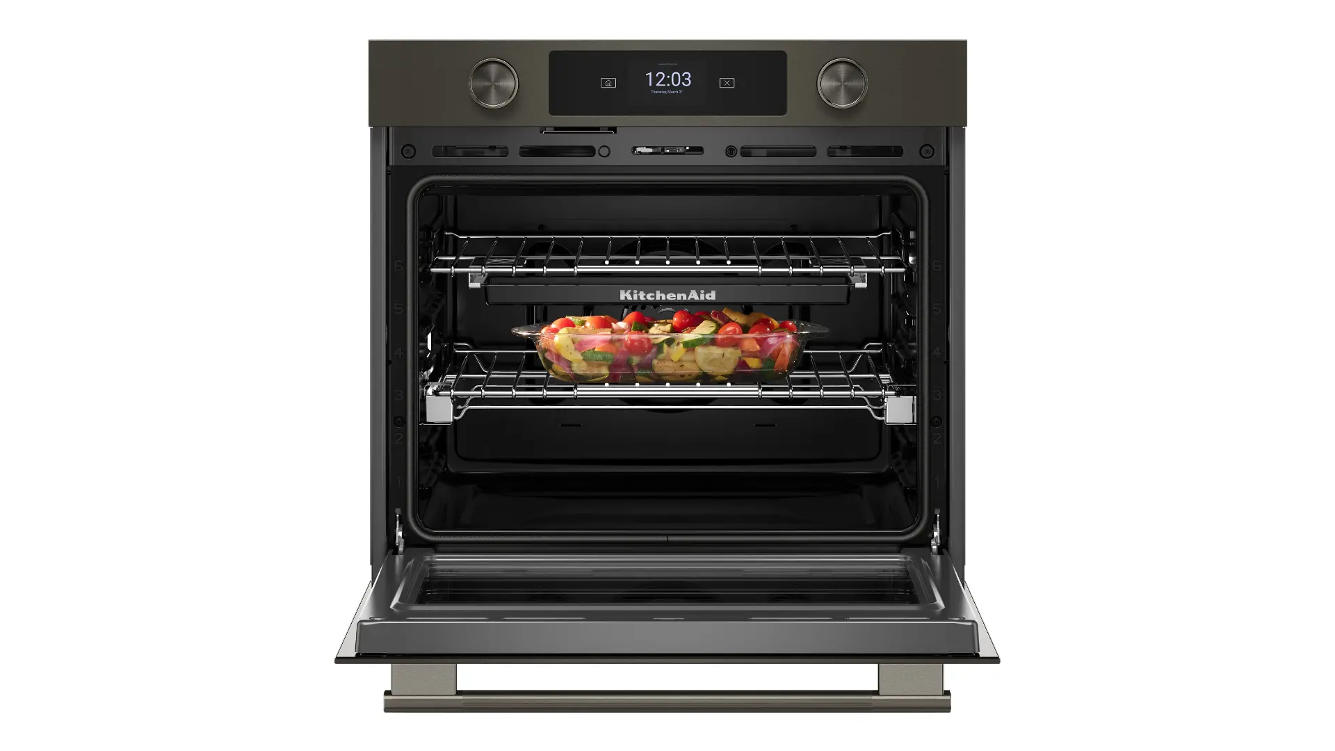 KOES730SBE KitchenAid 5.0 Cu Ft Smart Electric Single Wall Oven - Black Ore-11