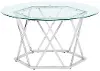 Escondido Metal and Glass Coffee Table