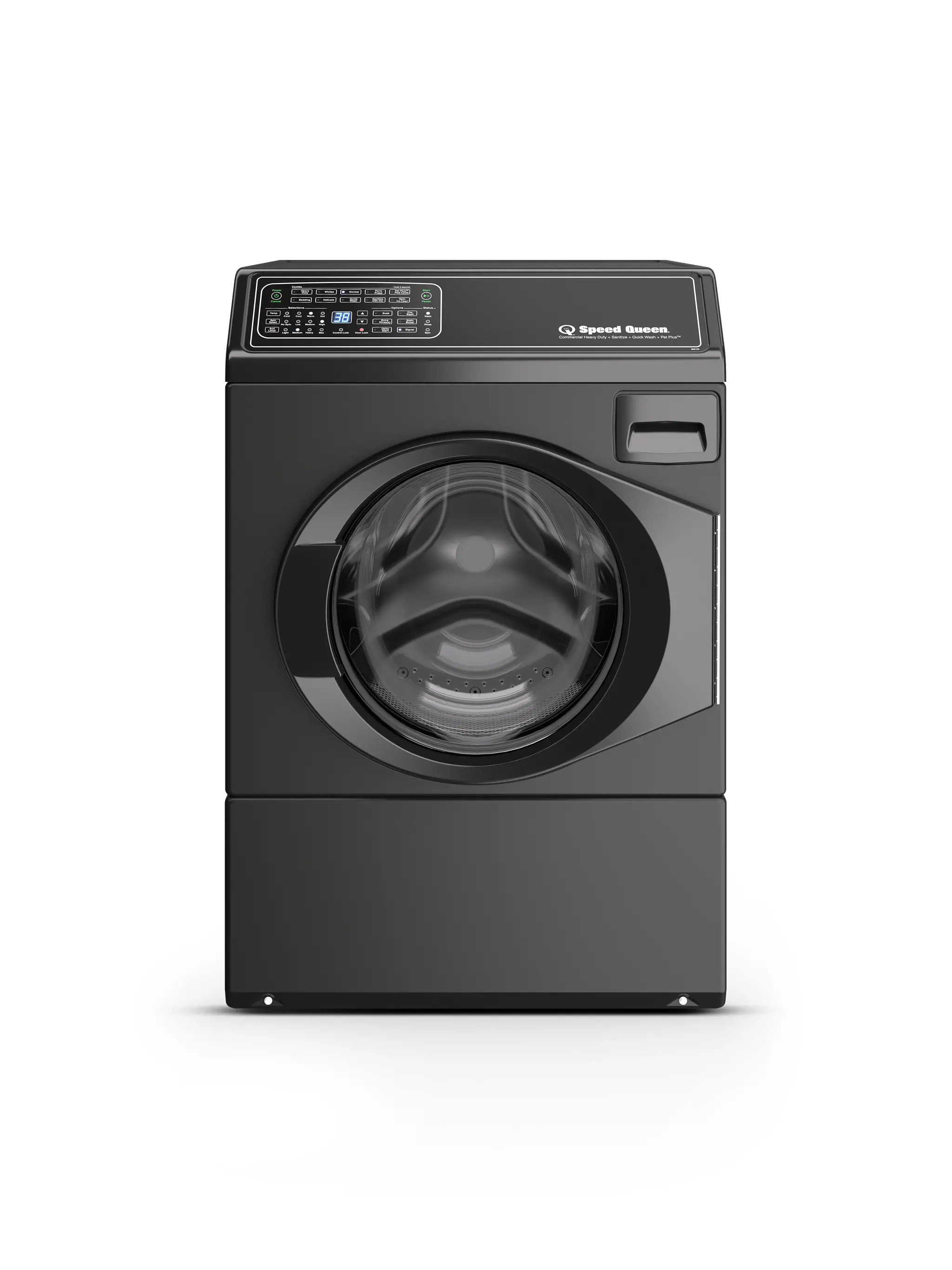 FF7012BN Speed Queen 3.5 Cu Ft Right-Hinge Front Load Washer - Black-1
