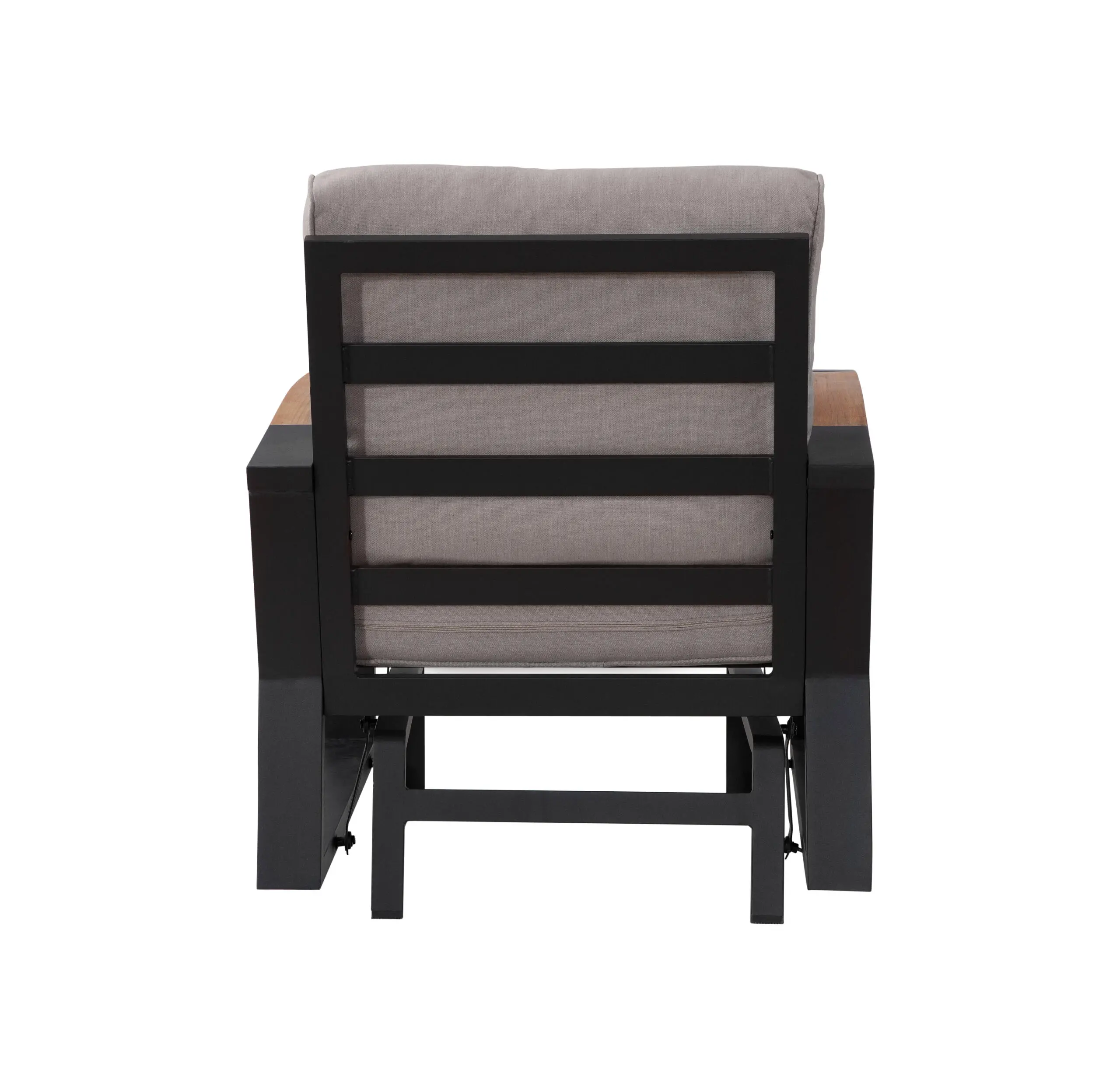 Bruges Gray Gliding Patio Lounge Chair-4