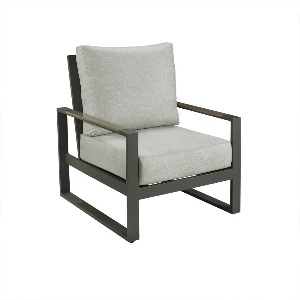 Hudson Beige Patio Lounge Chair-12