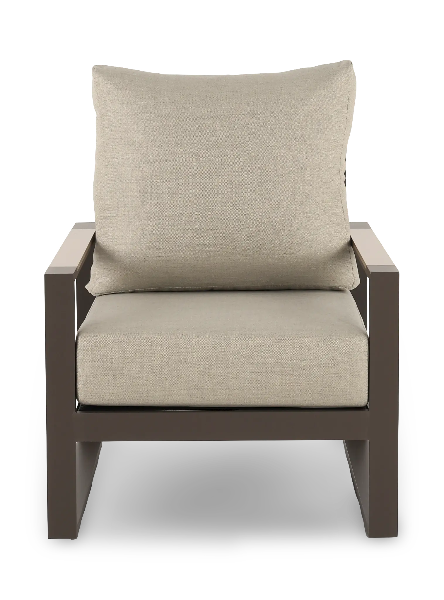Hudson Beige Patio Lounge Chair-4