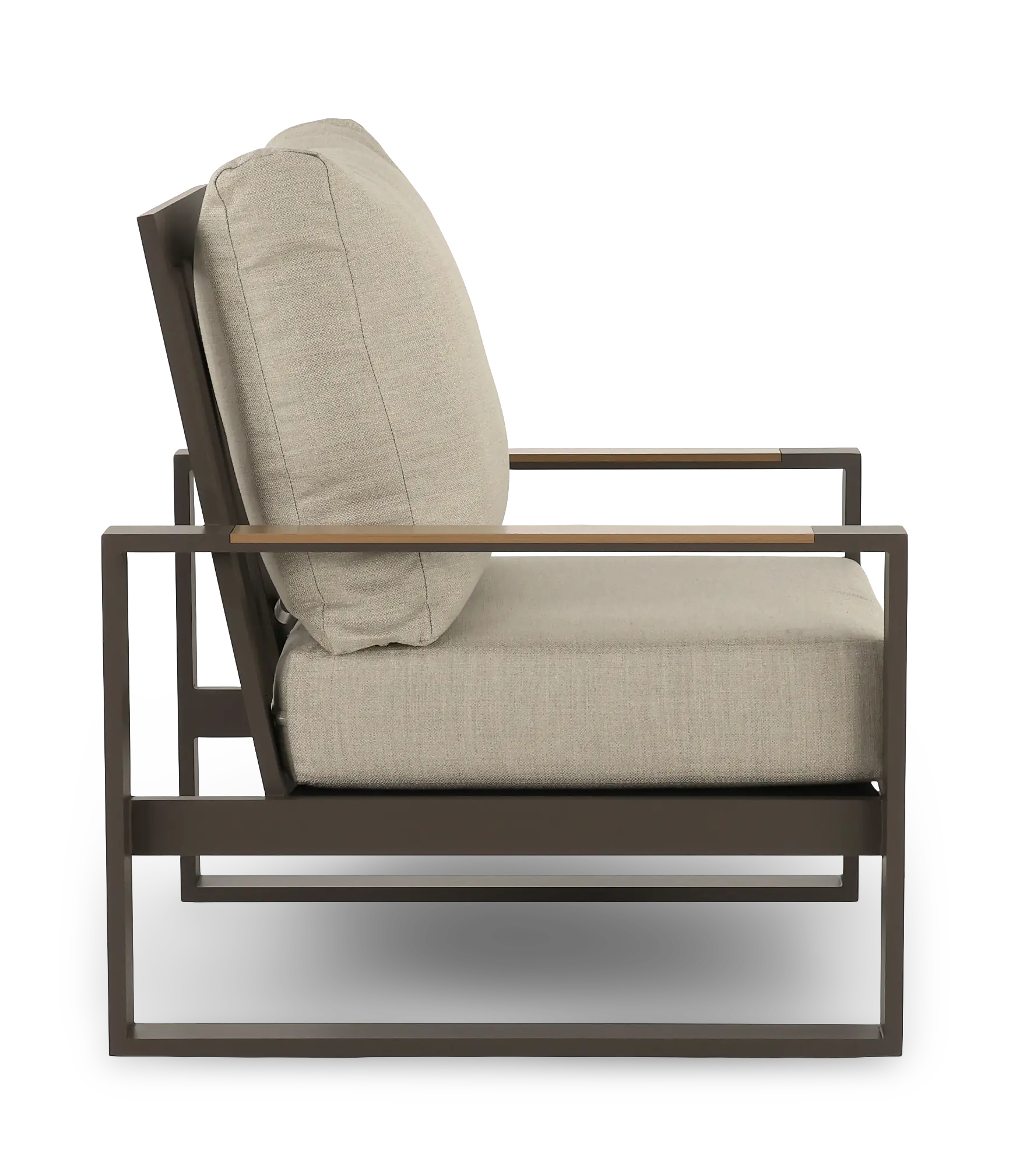 Hudson Beige Patio Lounge Chair-5