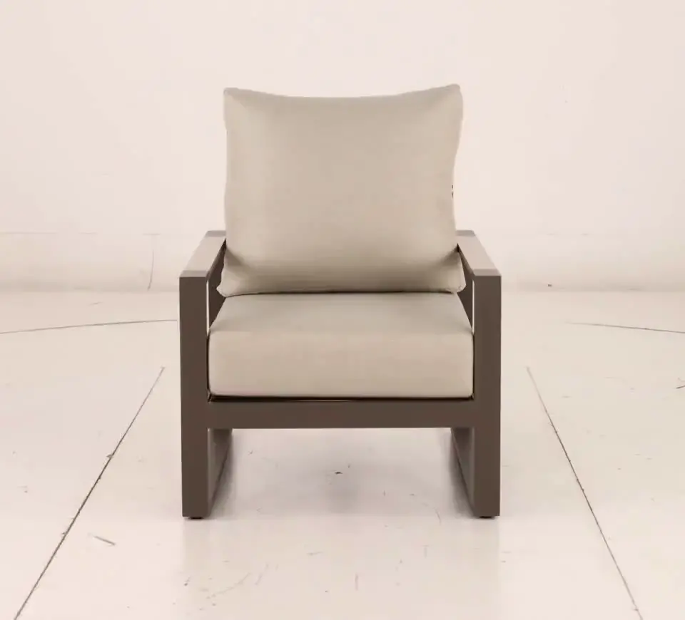 Hudson Beige Patio Lounge Chair-9