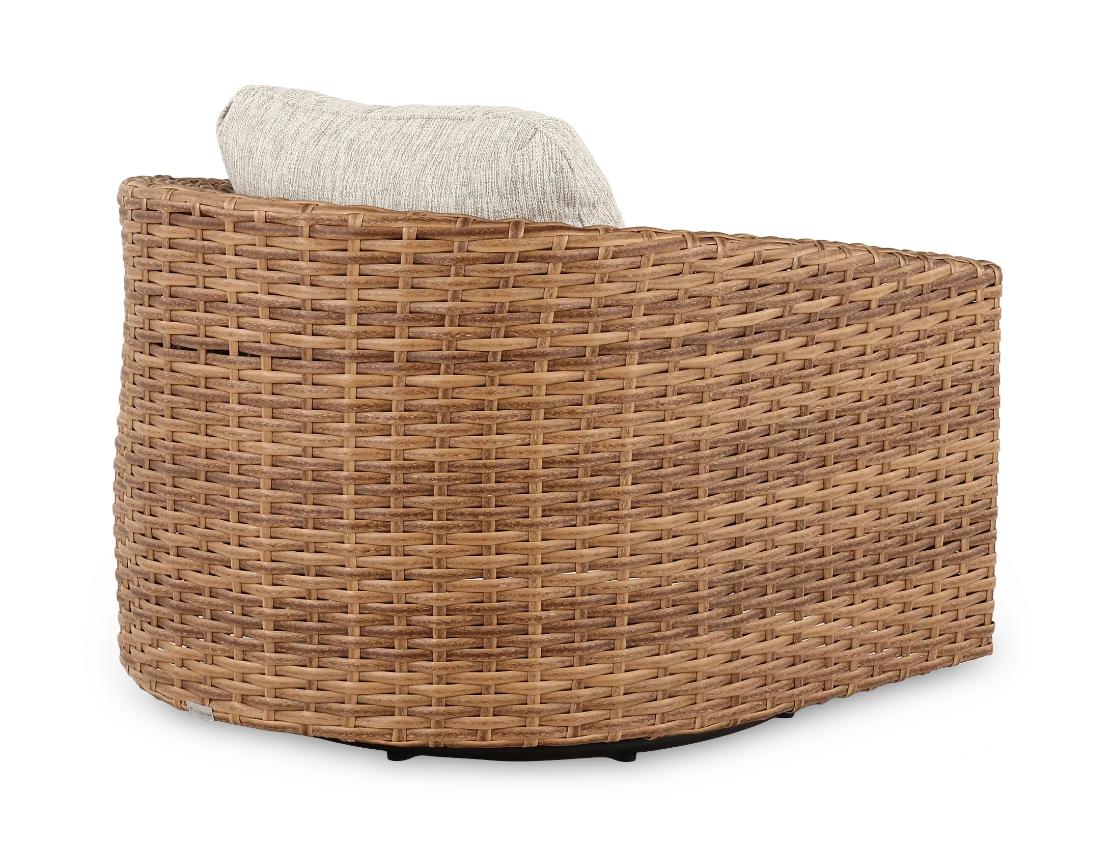 Julian Brown Patio Swivel Lounge Chair-6