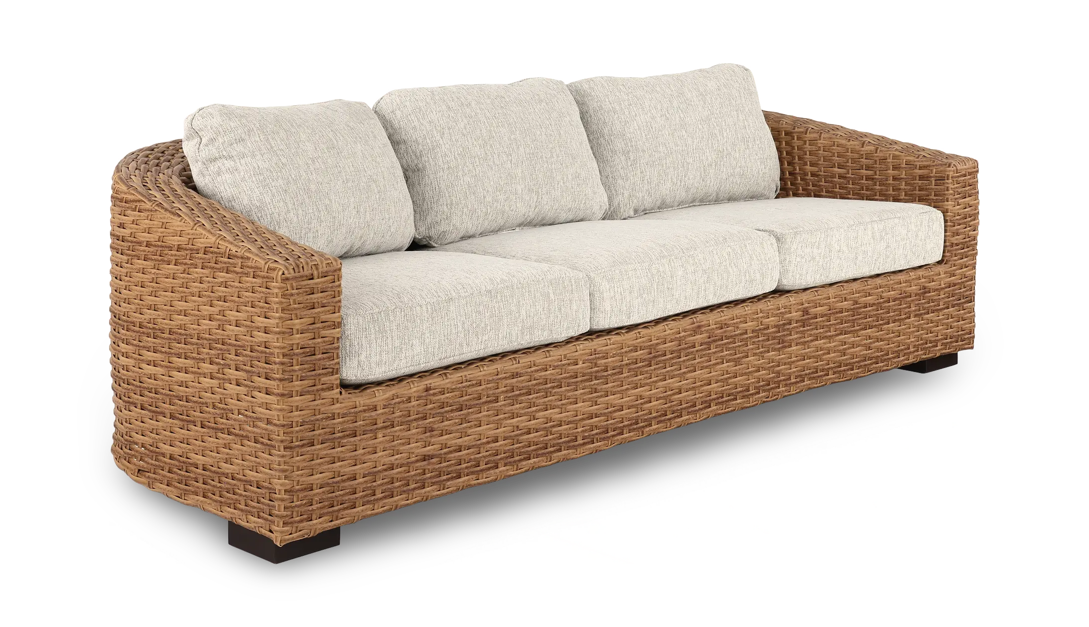 Julian Brown Patio Sofa-1
