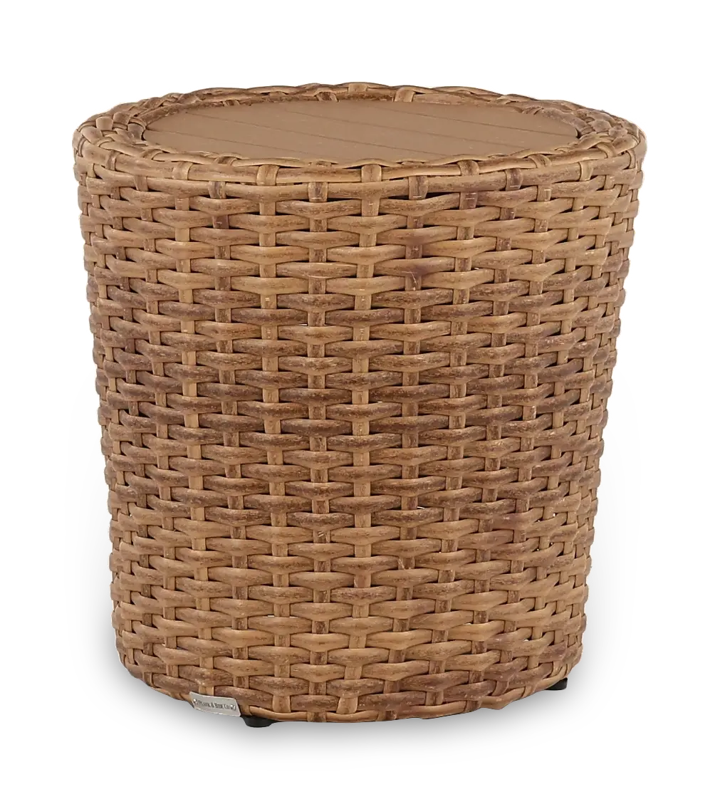 Julian Brown Patio End Table-4