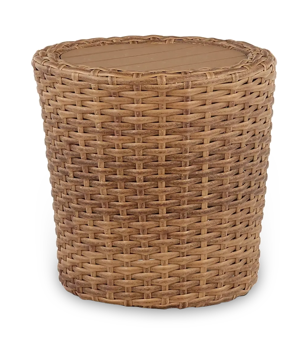 Julian Brown Patio End Table-5