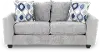 Clearview Gray Loveseat