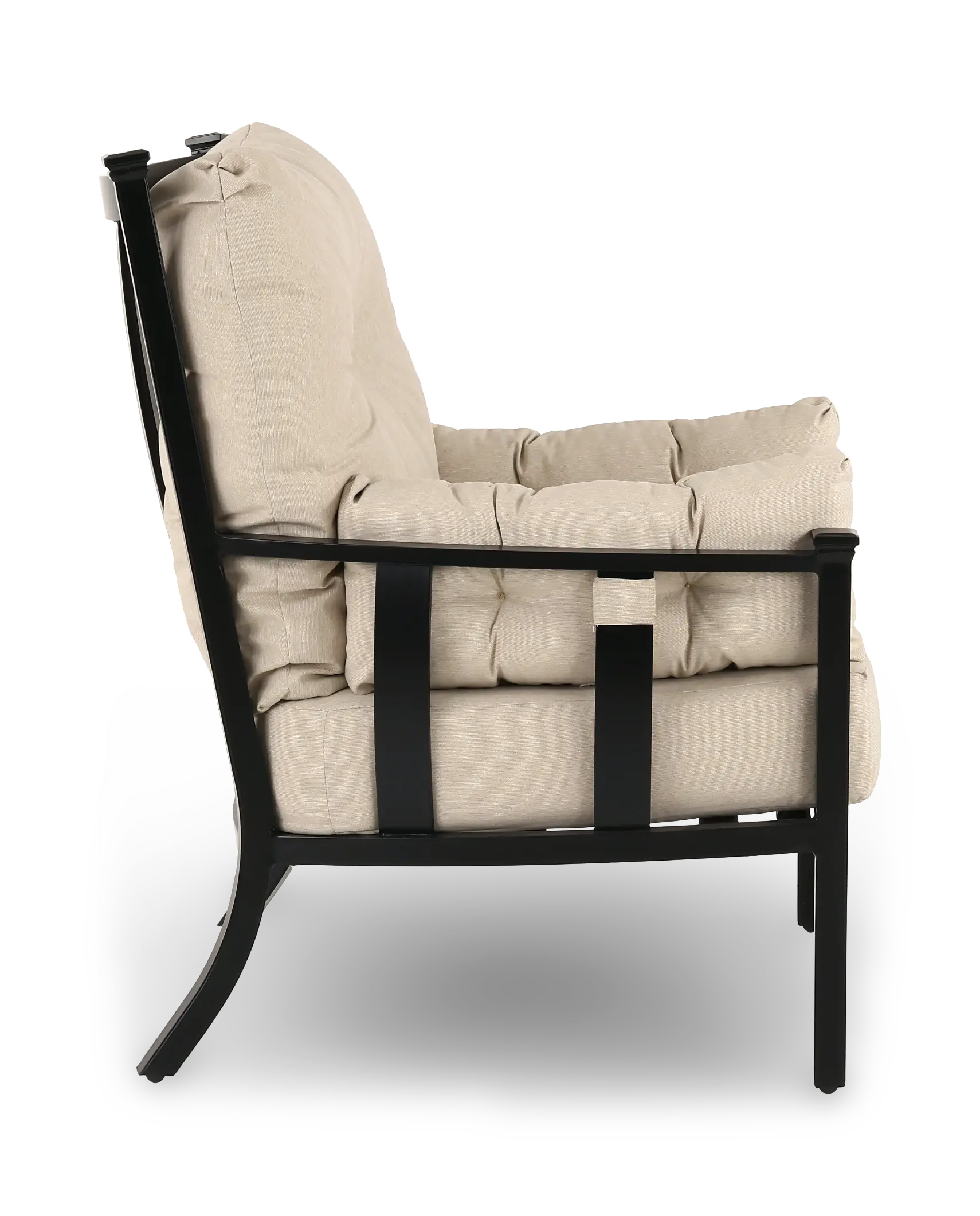 Seville Beige Patio Club Chair-5