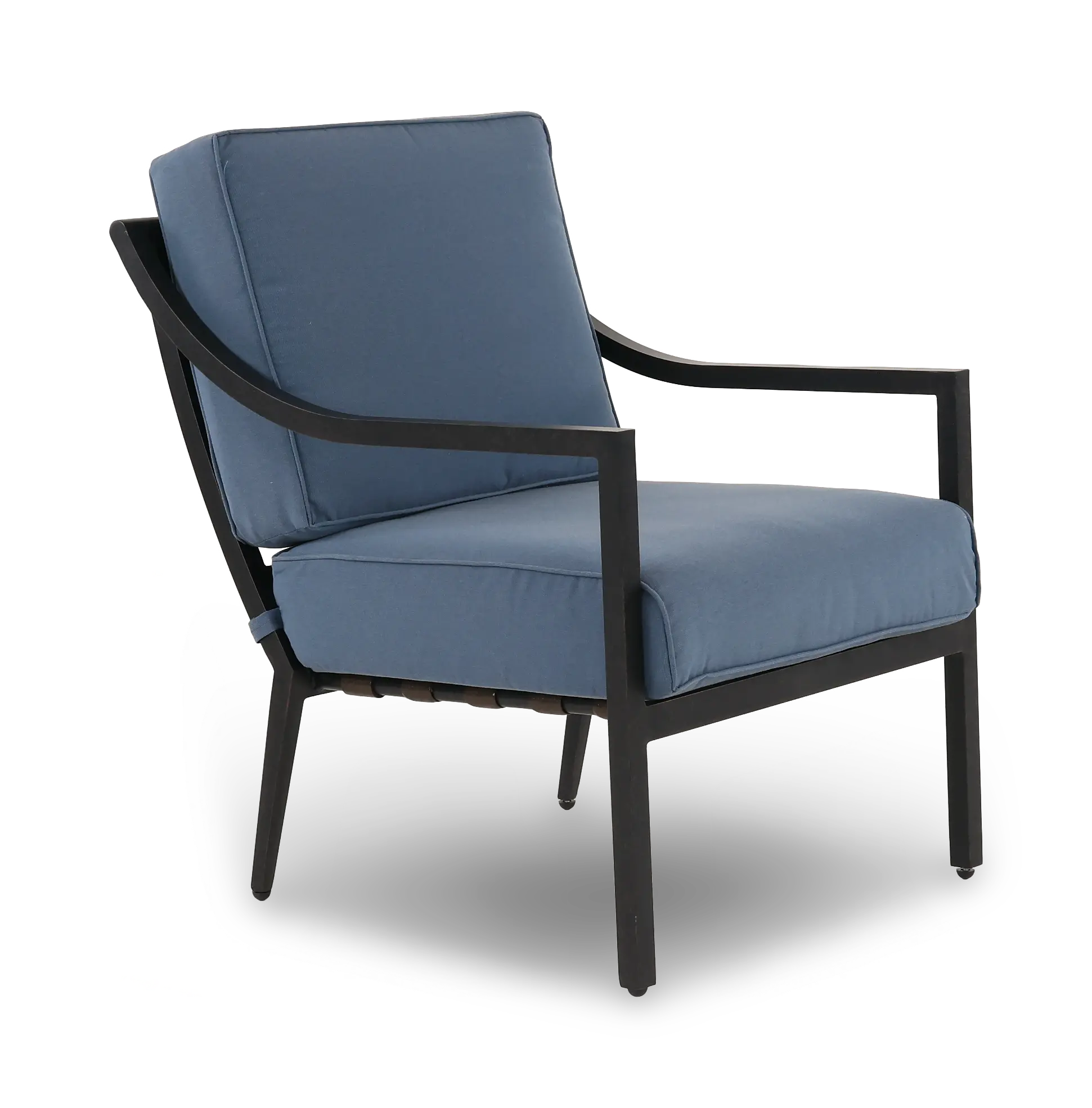 Charlotte Blue Patio Club Chair-1