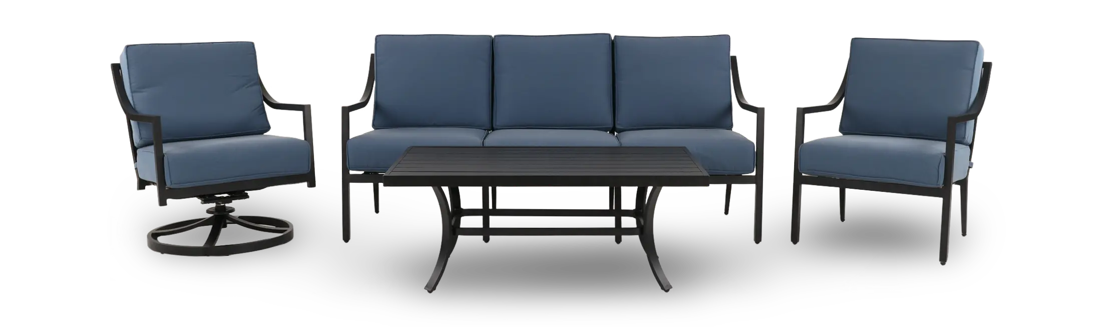 Charlotte Blue Patio Club Chair-10