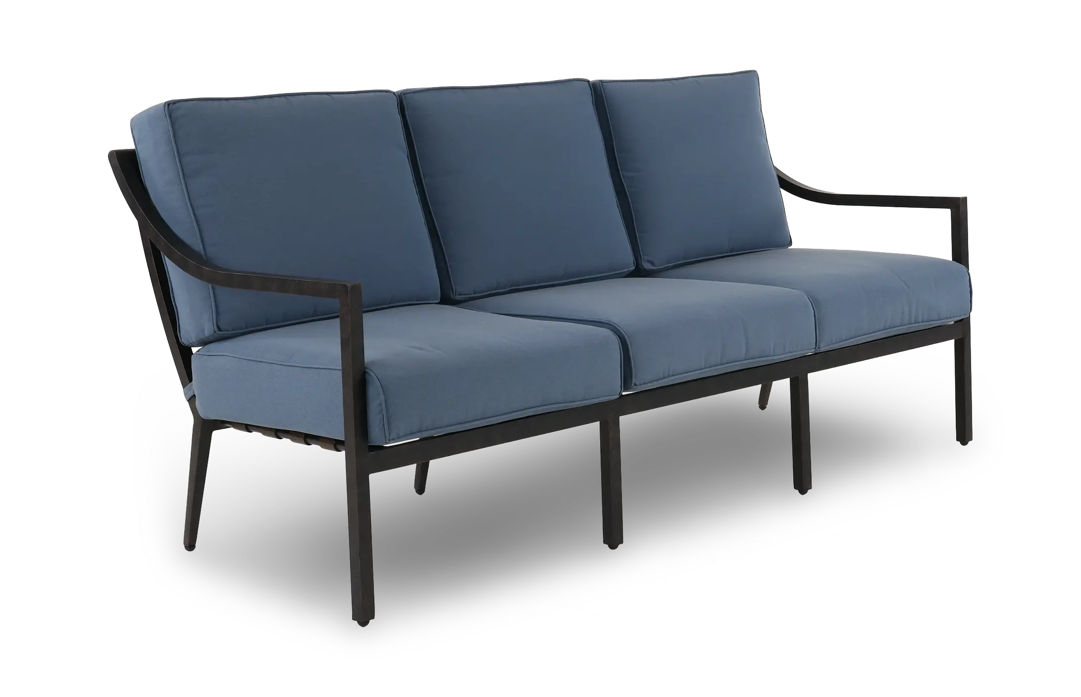 Charlotte Blue Patio Sofa-1