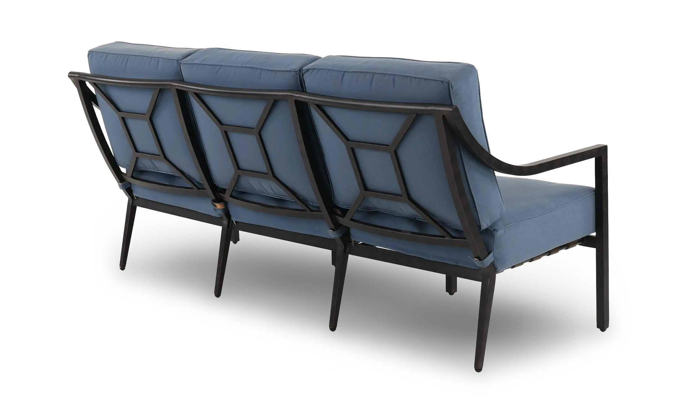 Charlotte Blue Patio Sofa-6