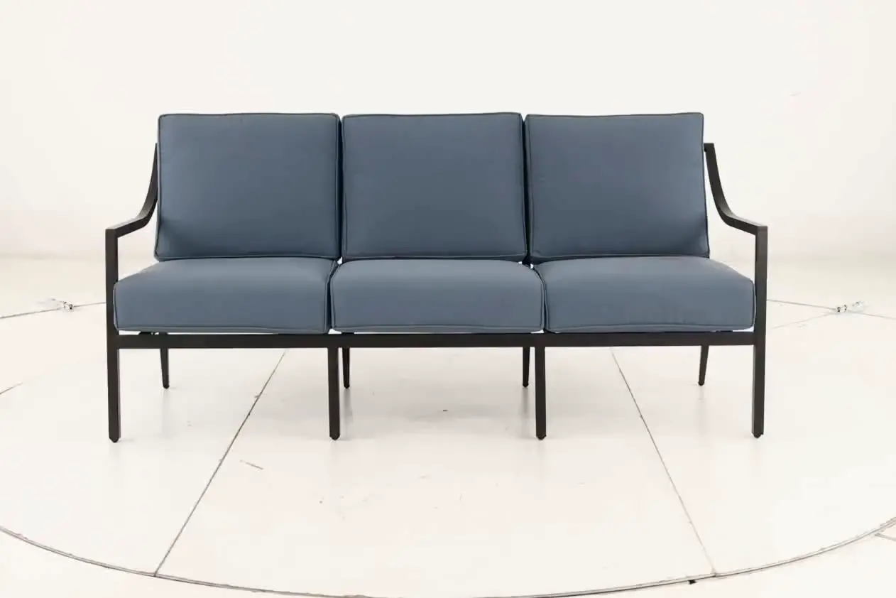 Charlotte Blue Patio Sofa-9