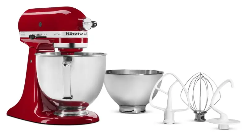 KitchenAid Value Bundle Artisan® 5Qt Tilt-Head Stand Mixer - Red