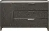 CHD101-N45 Nadia Dark Gray 3-Drawer Dresser