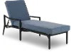 Charlotte Blue Patio Chaise Lounge Chair