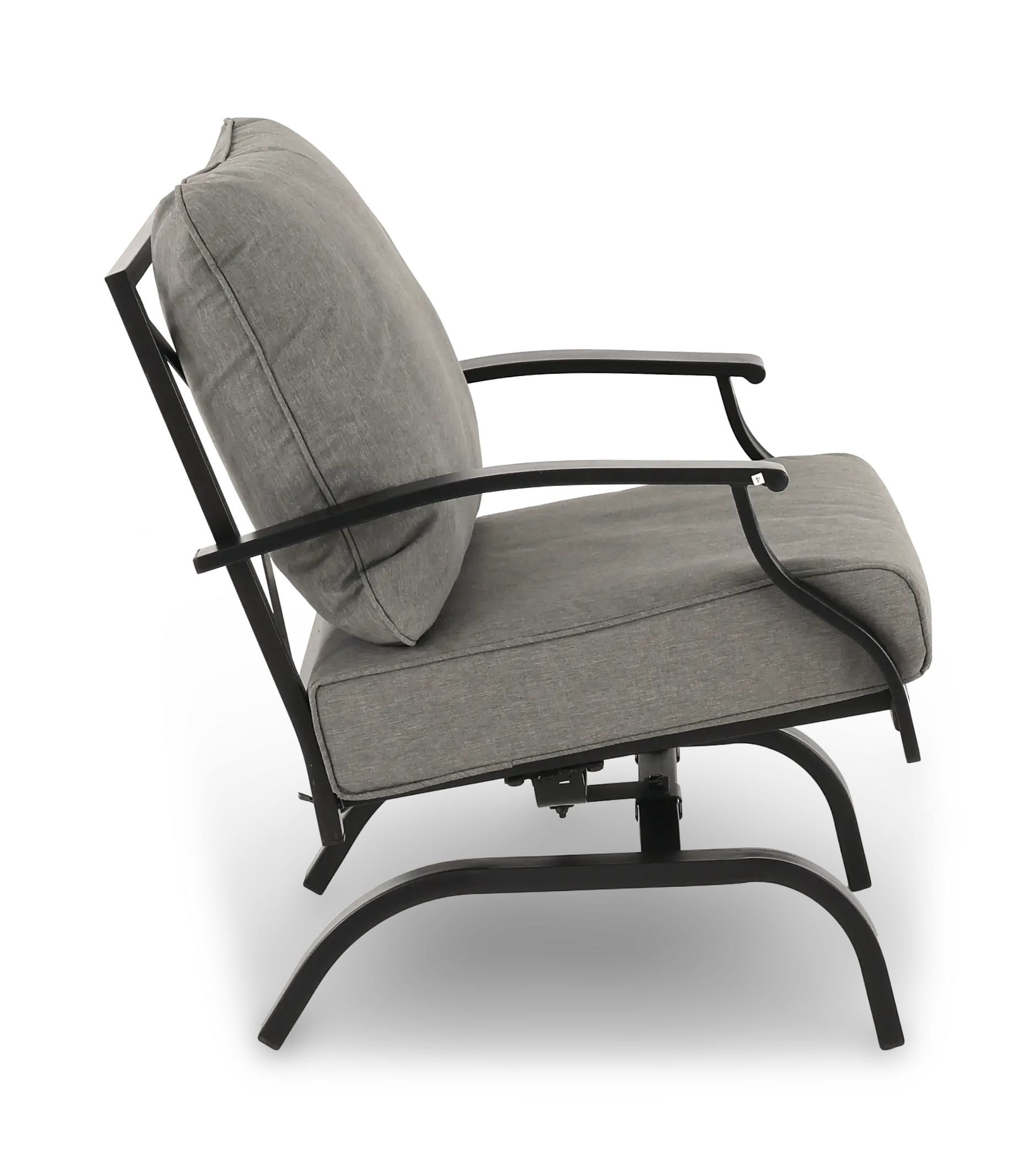 Franklin Gray Patio Club Chair with Motion-4