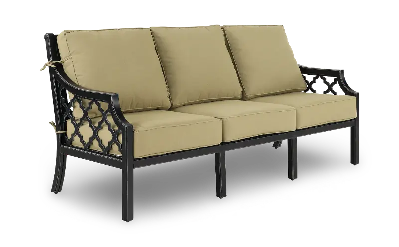 Lucia Beige Patio Sofa