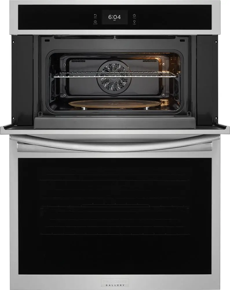 GCWM3070AF Frigidaire Gallery 30 Electric Wall Oven and Microwave Combination with Stone-Baked Pizza - Stainless Steel-10