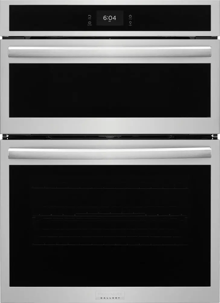 GCWM3070AF Frigidaire Gallery 30 Electric Wall Oven and Microwave Combination with Stone-Baked Pizza - Stainless Steel-7