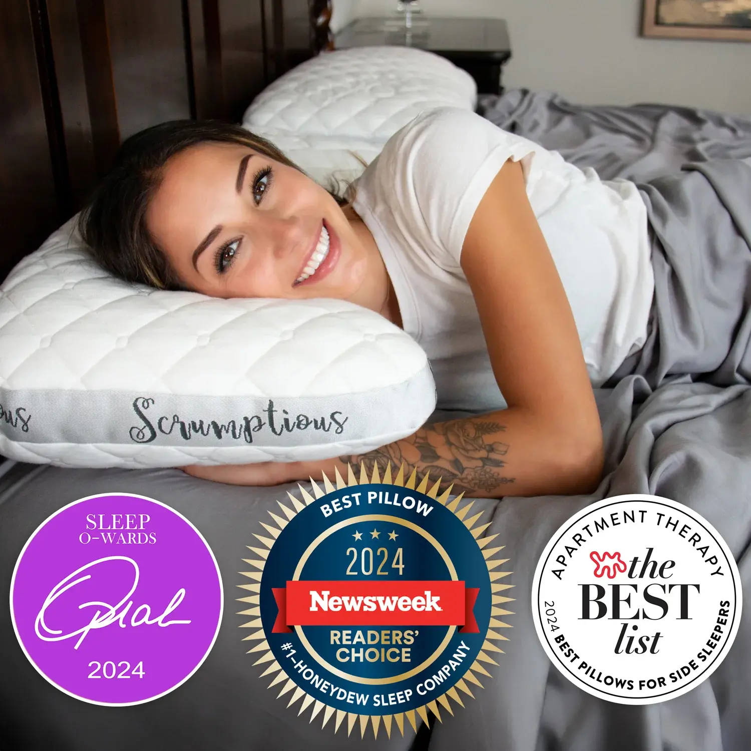 Honeydew Scrumptious Side Sleeper Standard Pillow-2