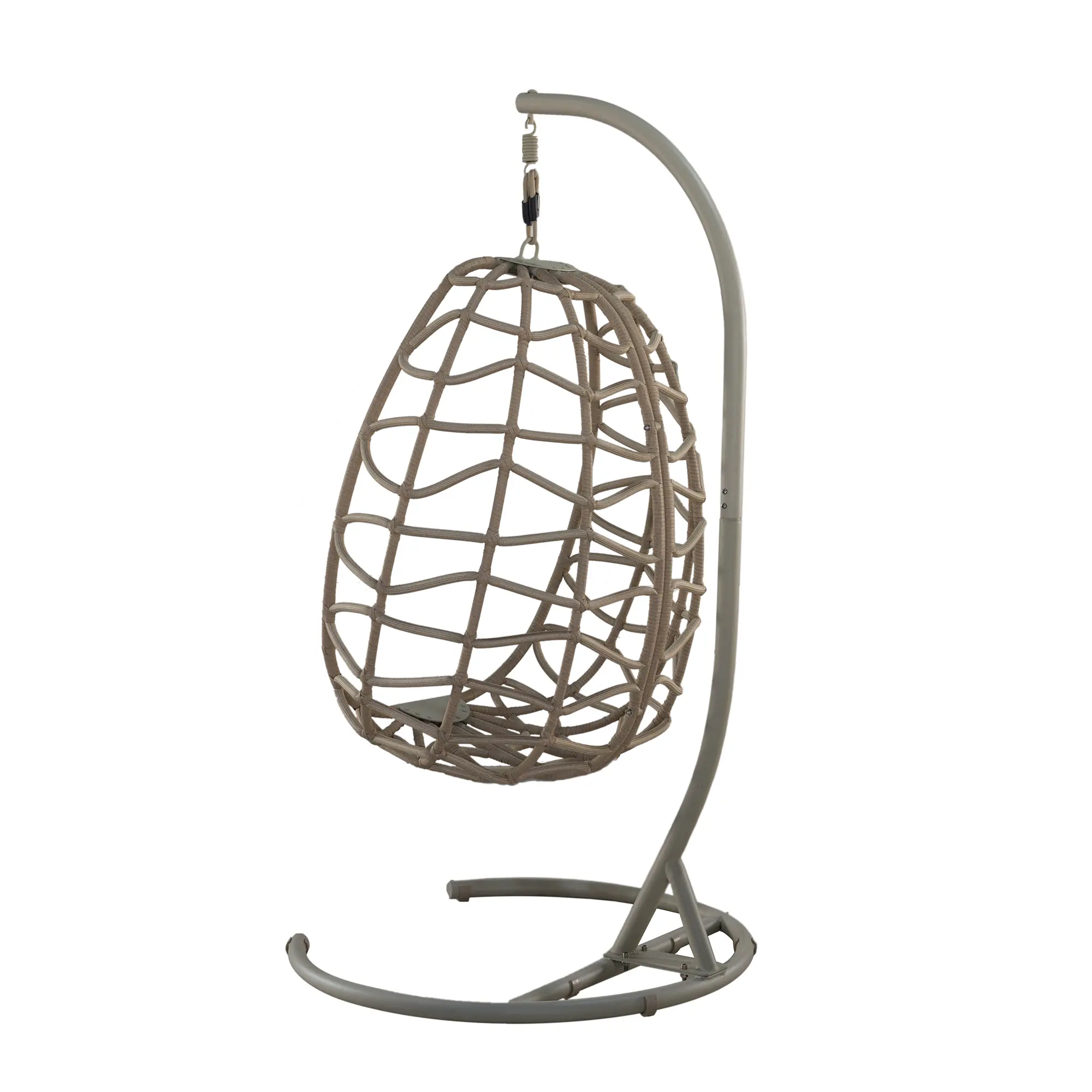 Bew Beige Single Basket Patio Chair-7
