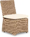 Huntington Latte Brown Patio Dining Side Chair