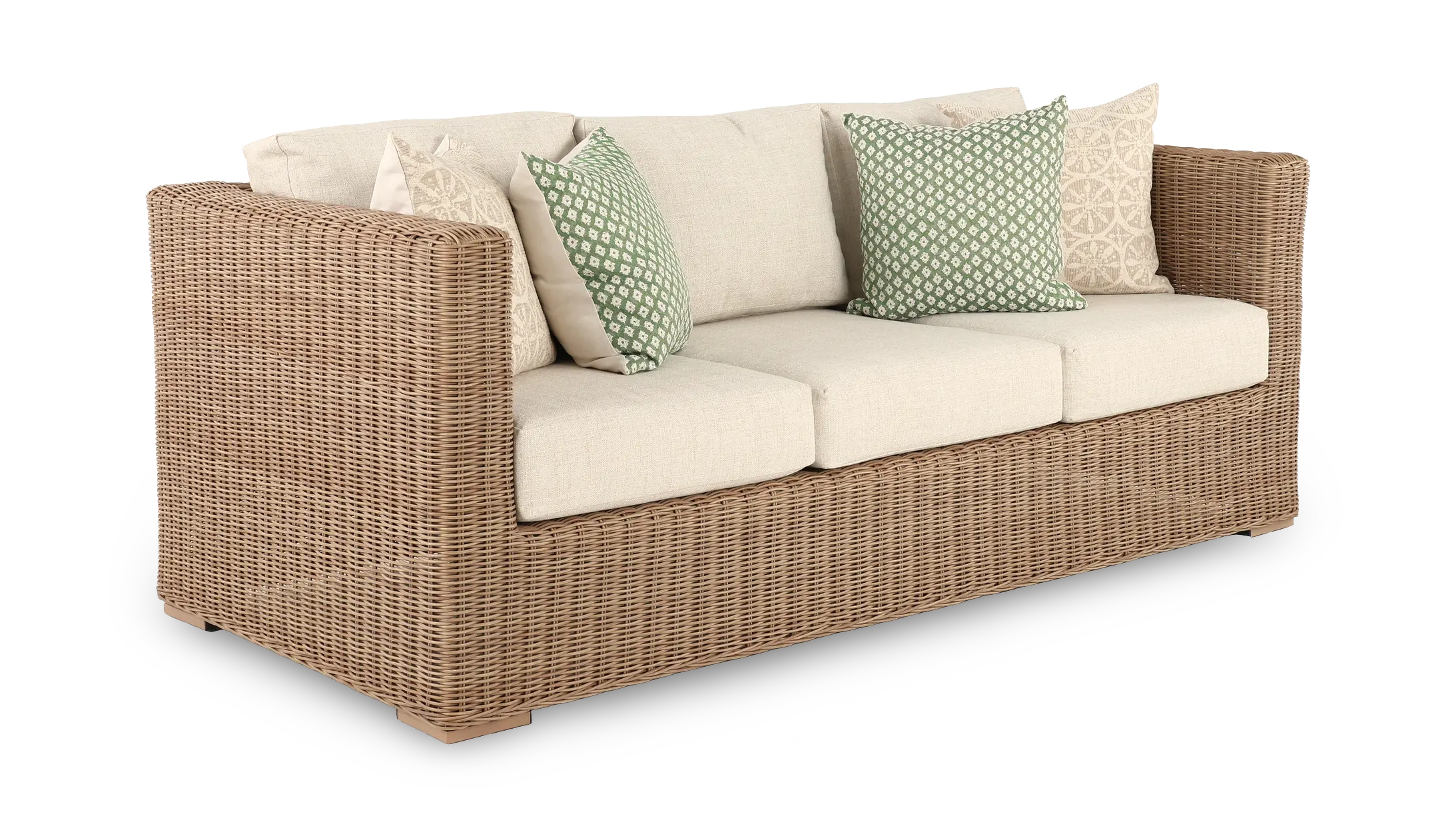 Huntington Beige Patio Sofa-1
