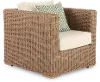 Huntington Beige Patio Lounge Chair