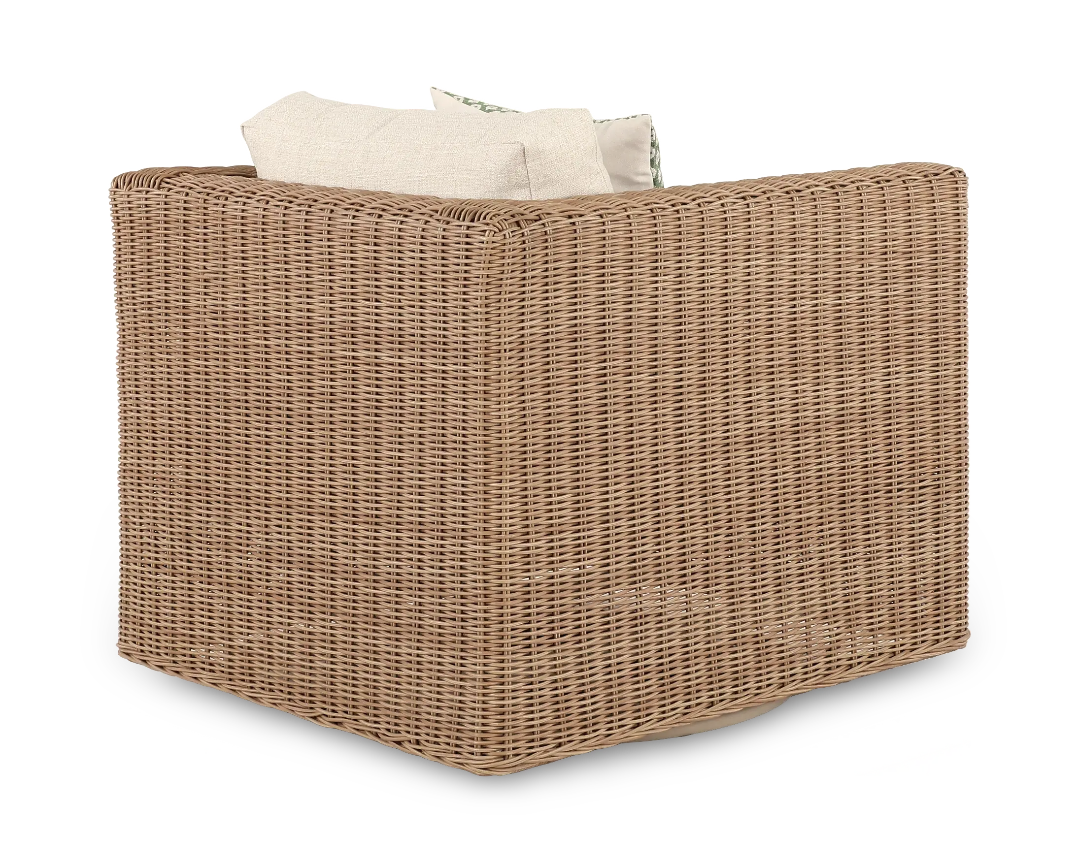 Huntington Beige Patio Swivel Lounge Chair-6