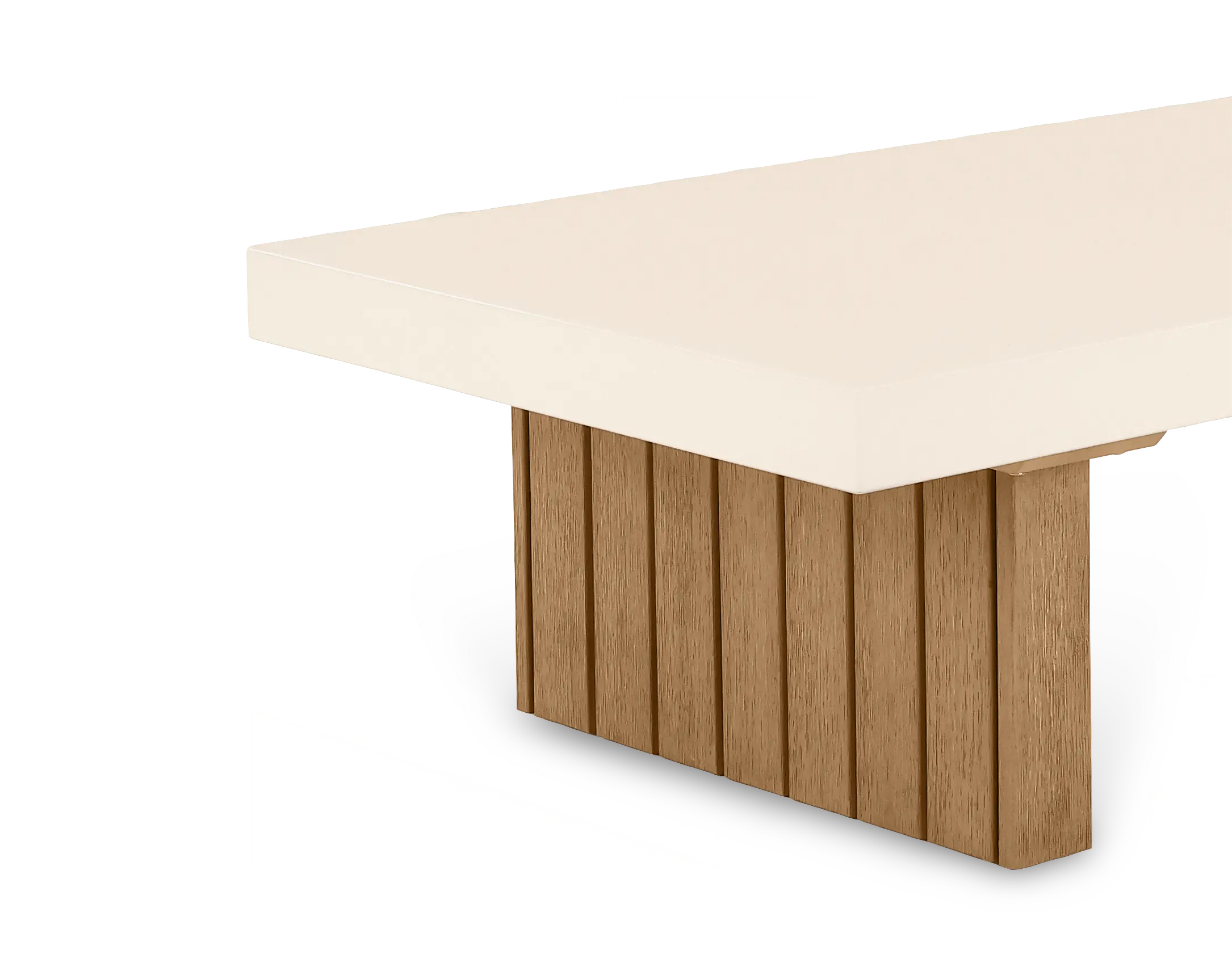 Huntington Beige Patio Coffee Table-5