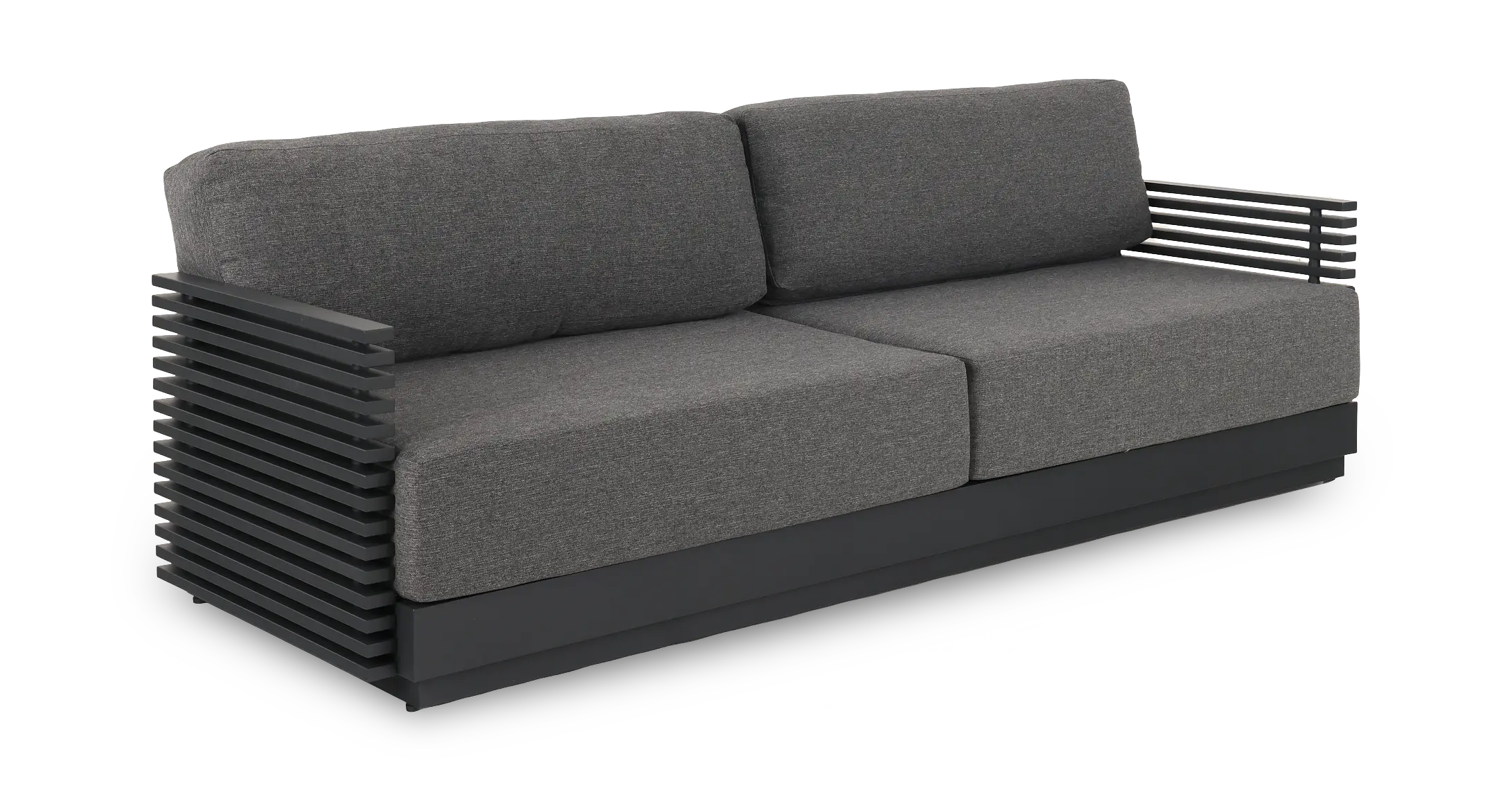 Monterey Black Patio Sofa-1