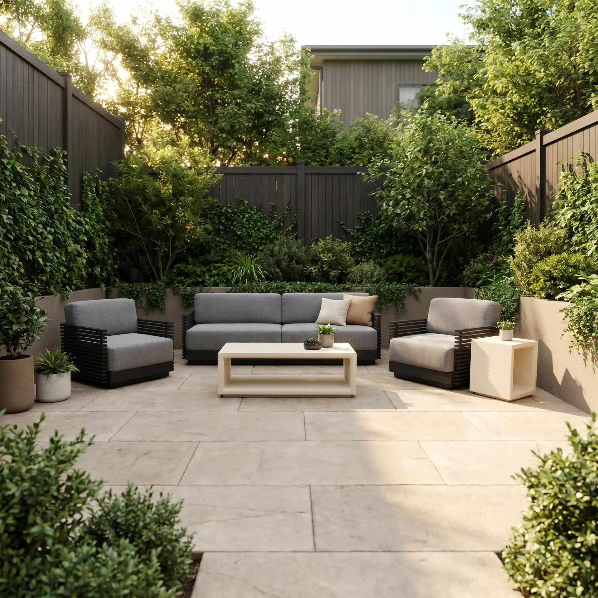 Monterey Black Patio Sofa-10