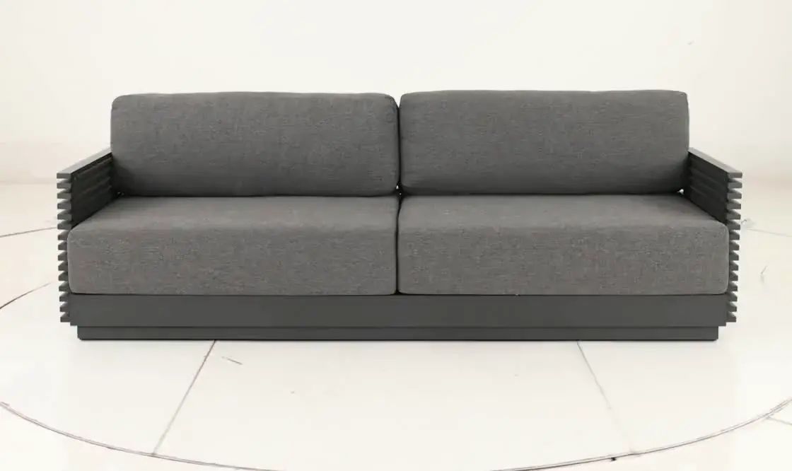 Monterey Black Patio Sofa-12