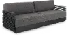 Monterey Black Patio Sofa