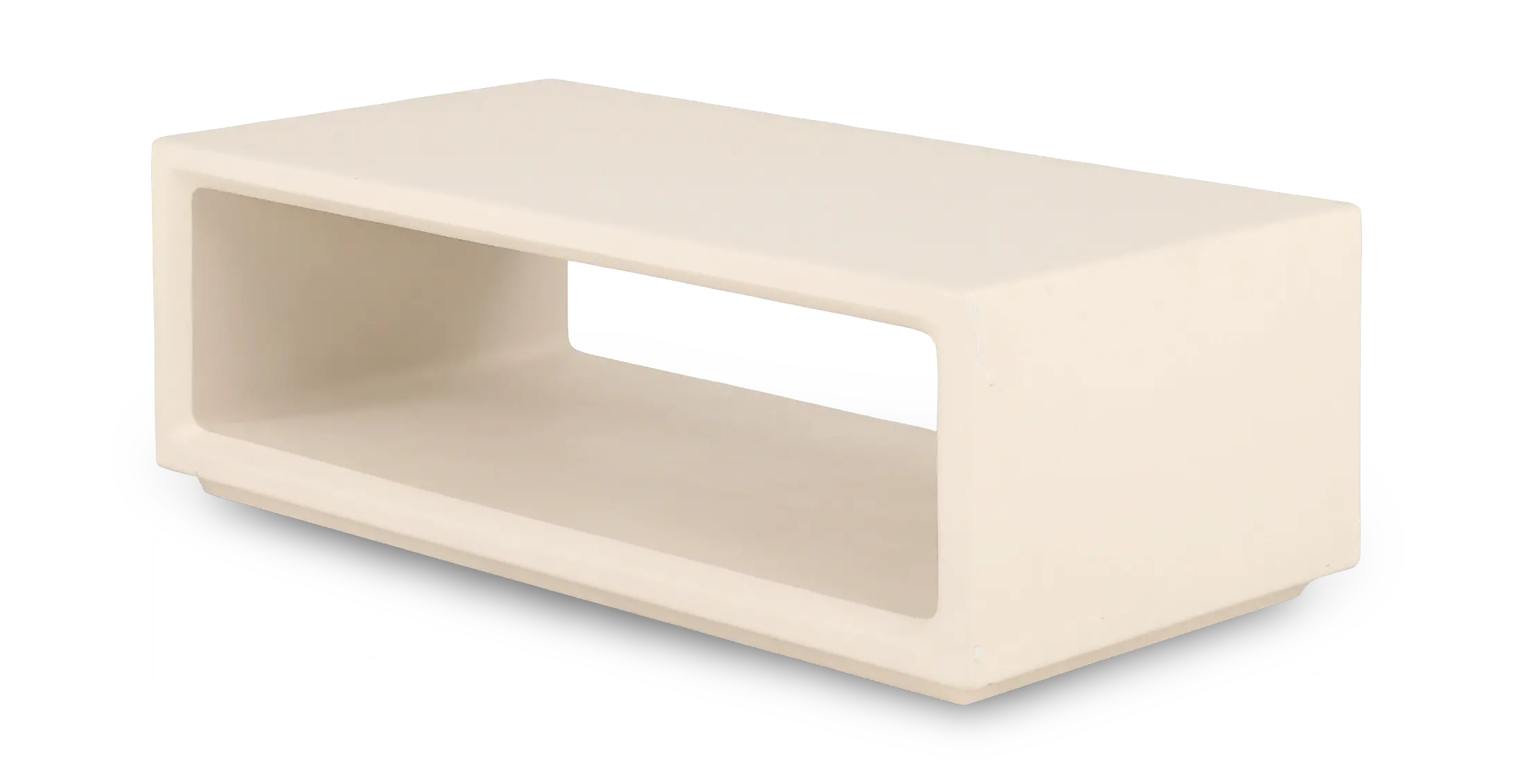 Monterey White Patio Coffee Table-6