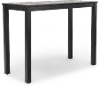 Newport Black Patio Bar Table