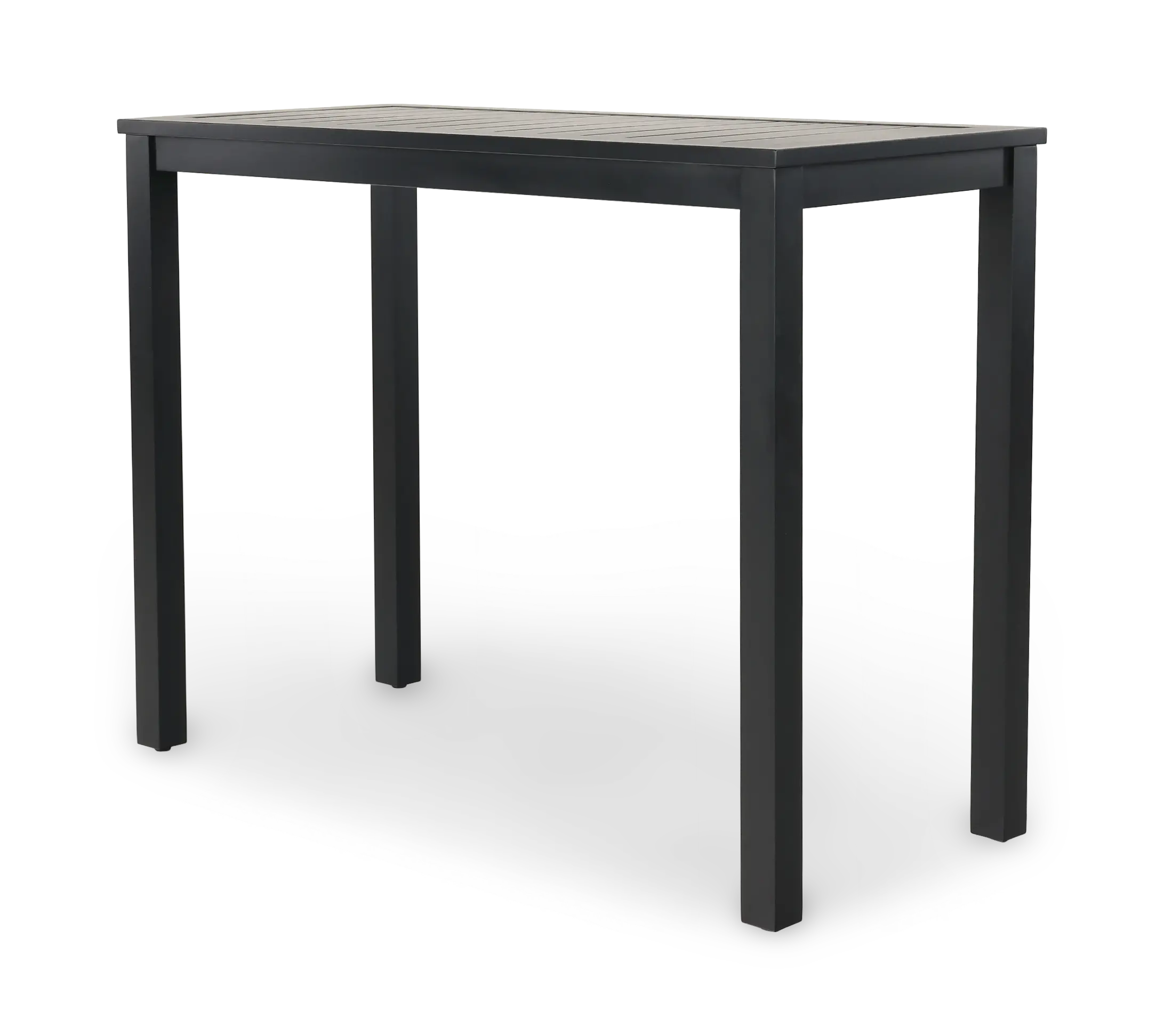 Newport Black Patio Bar Table-5