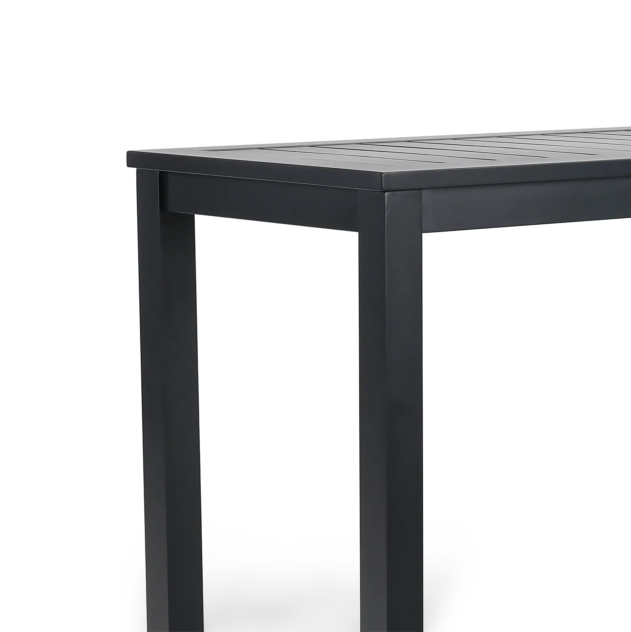 Newport Black Patio Bar Table-6