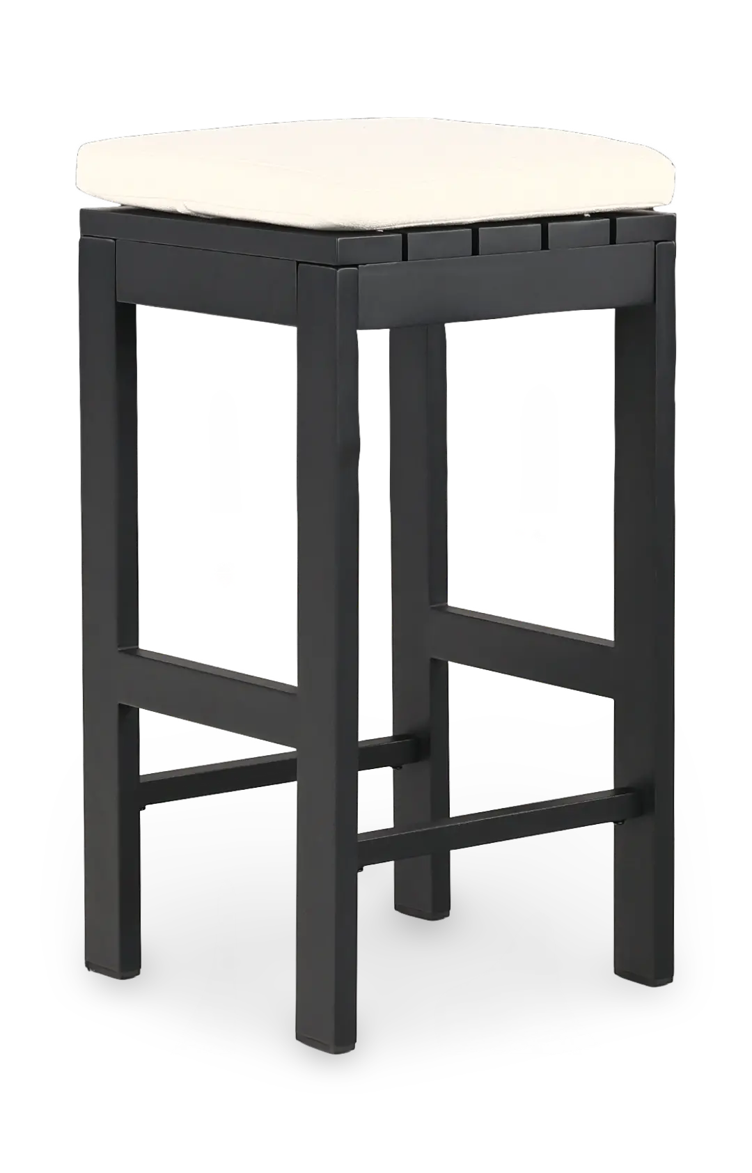 Newport Black Patio Barstool-1