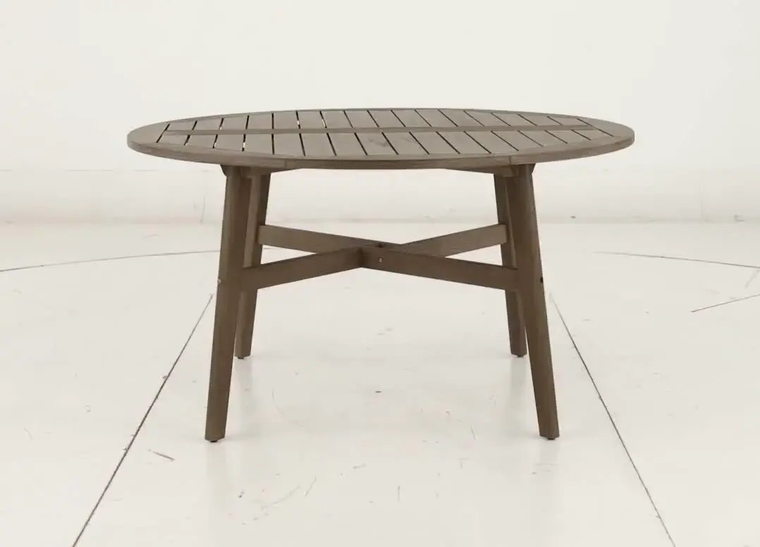 Maldives Brown Round Patio Dining Table-8