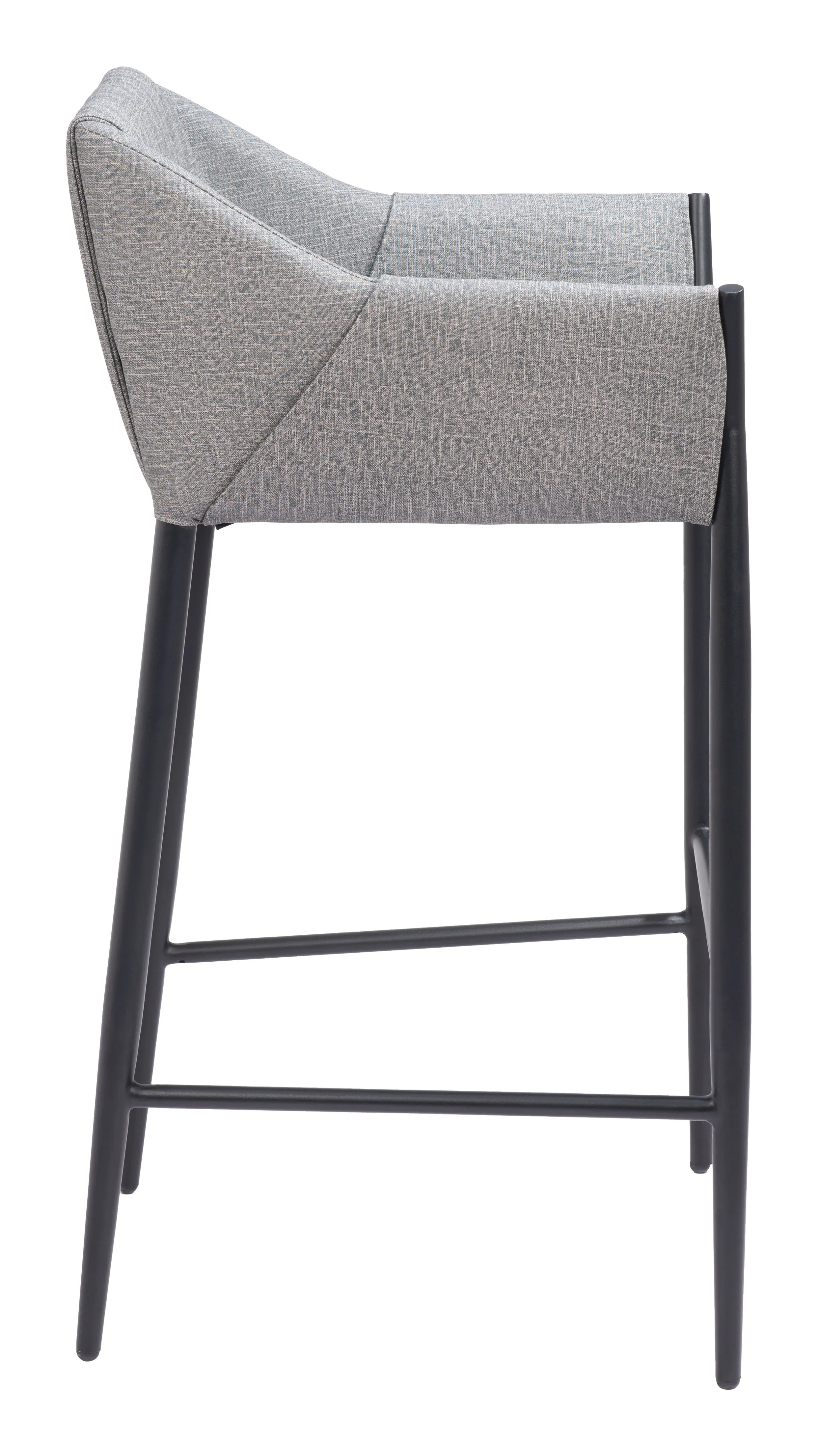 Andover Slate Gray Upholstered Barstool-5