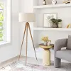 Imperial Beige & Natural Floor Lamp