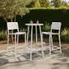 Ren White Outdoor Bar Table