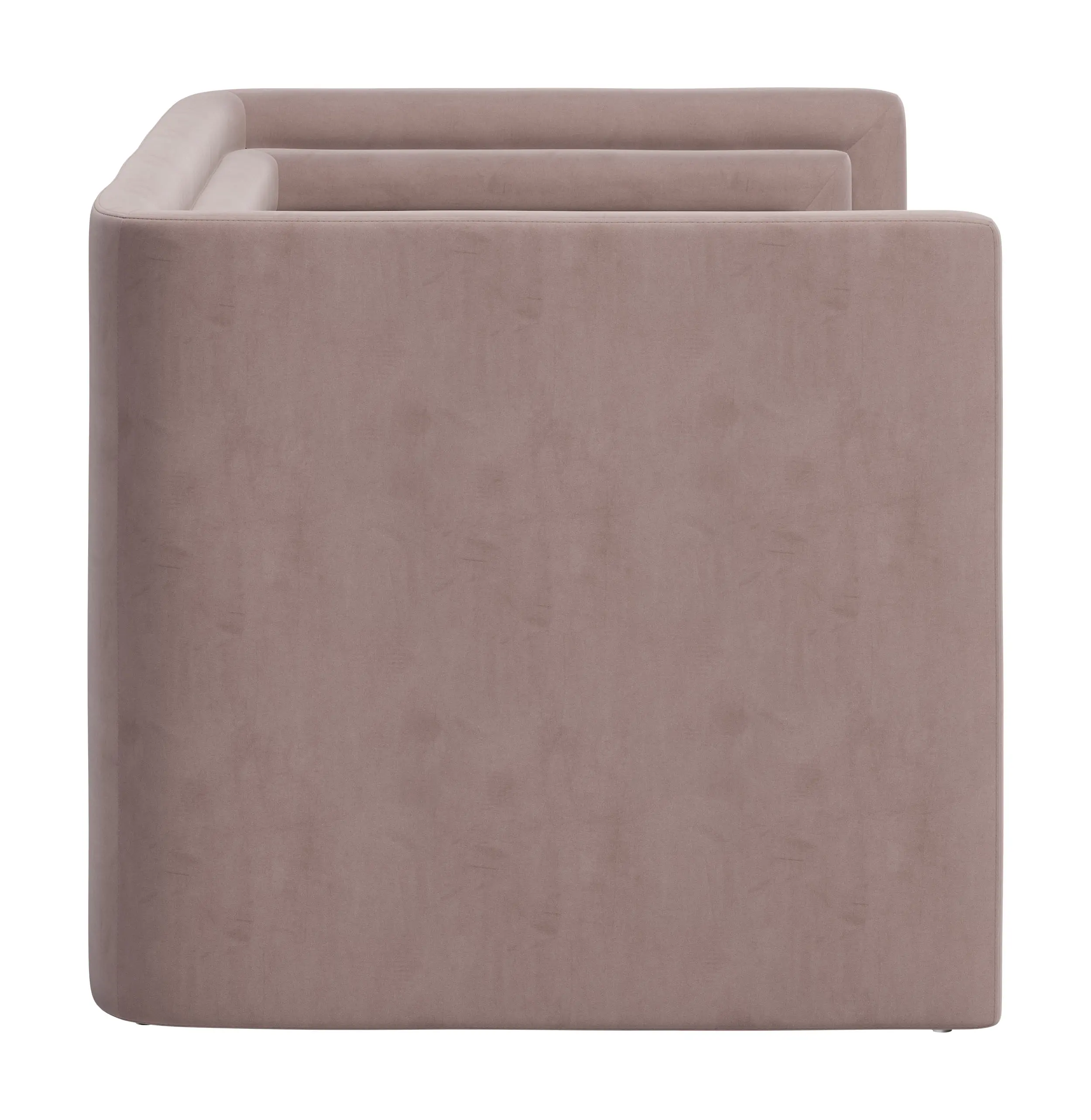 Lucie Taupe Velvet Loveseat-4