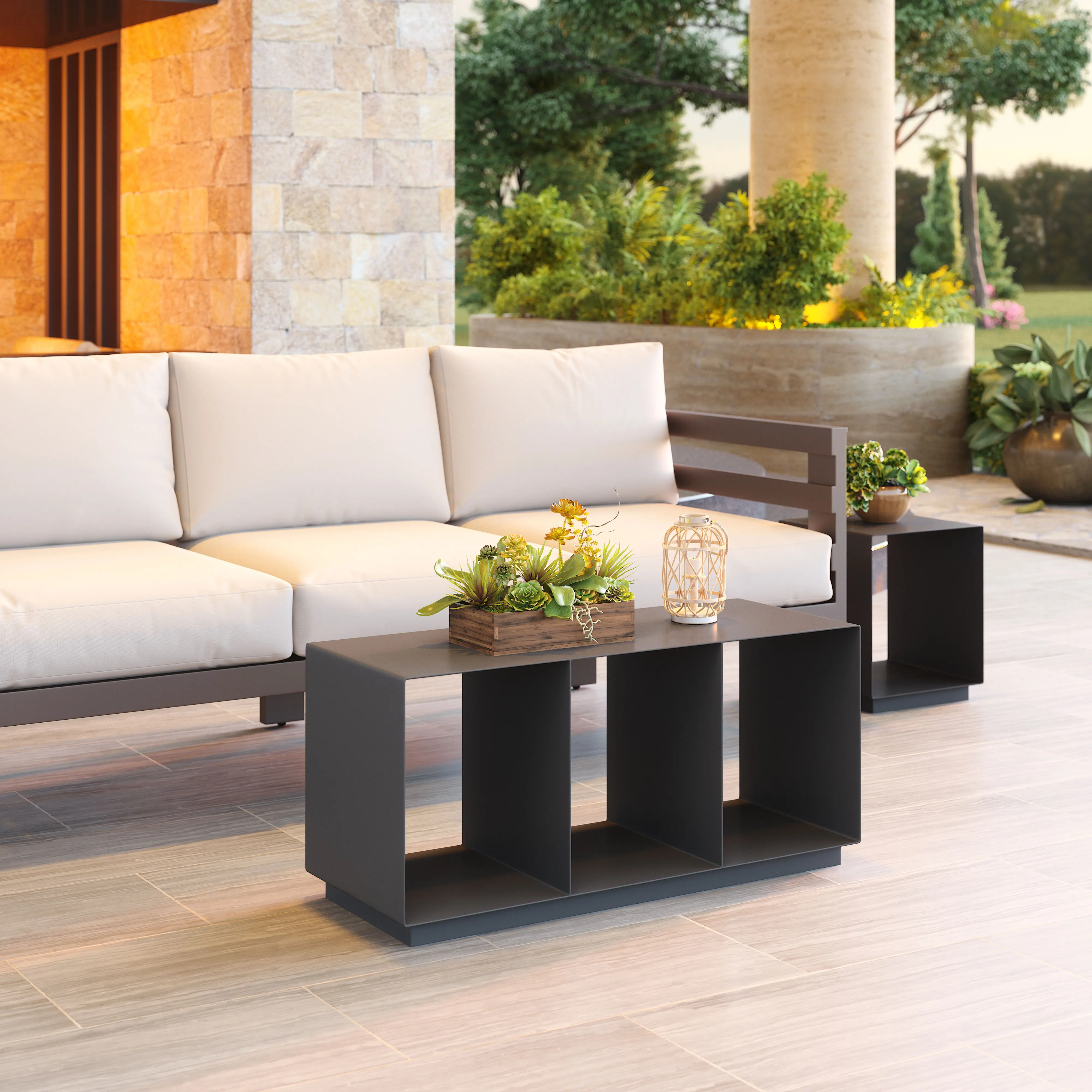 Kokos Outdoor Charcoal Coffee Table-2